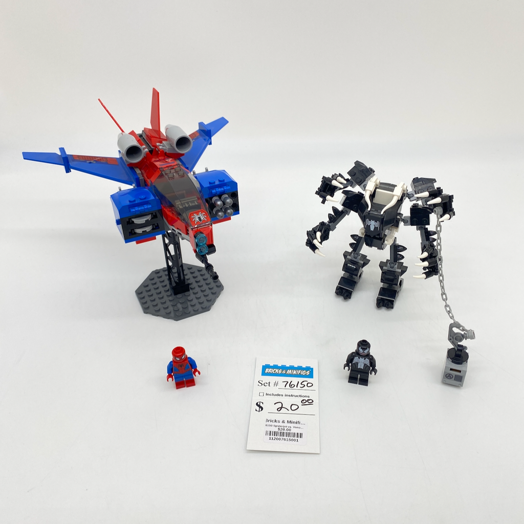 76150 Spiderjet vs. Venom Mech (U1) product image 1, provided for visual reference and product detail review