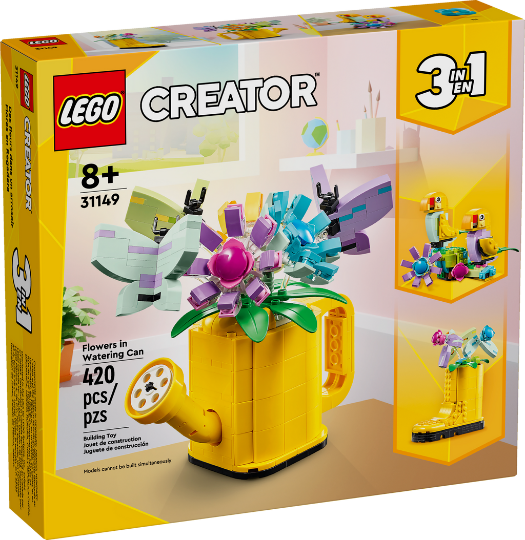31149 Flowers in Watering Can product image 2, provided for visual reference and product detail review