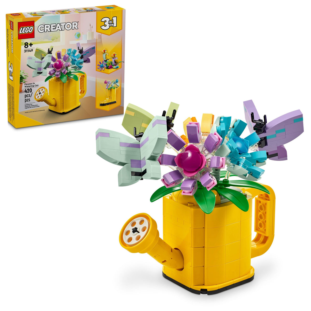 31149 Flowers in Watering Can product image 1, provided for visual reference and product detail review