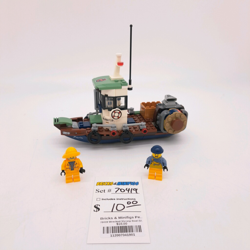 70419 Wrecked Shrimp Boat (U1) product image 2, provided for visual reference and product detail review