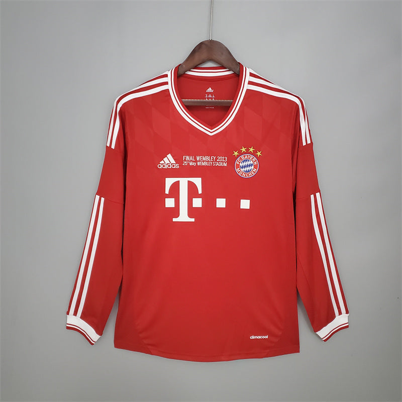 Bayern Munich Jersey Home kit 2013/14 Retro Long Sleeves