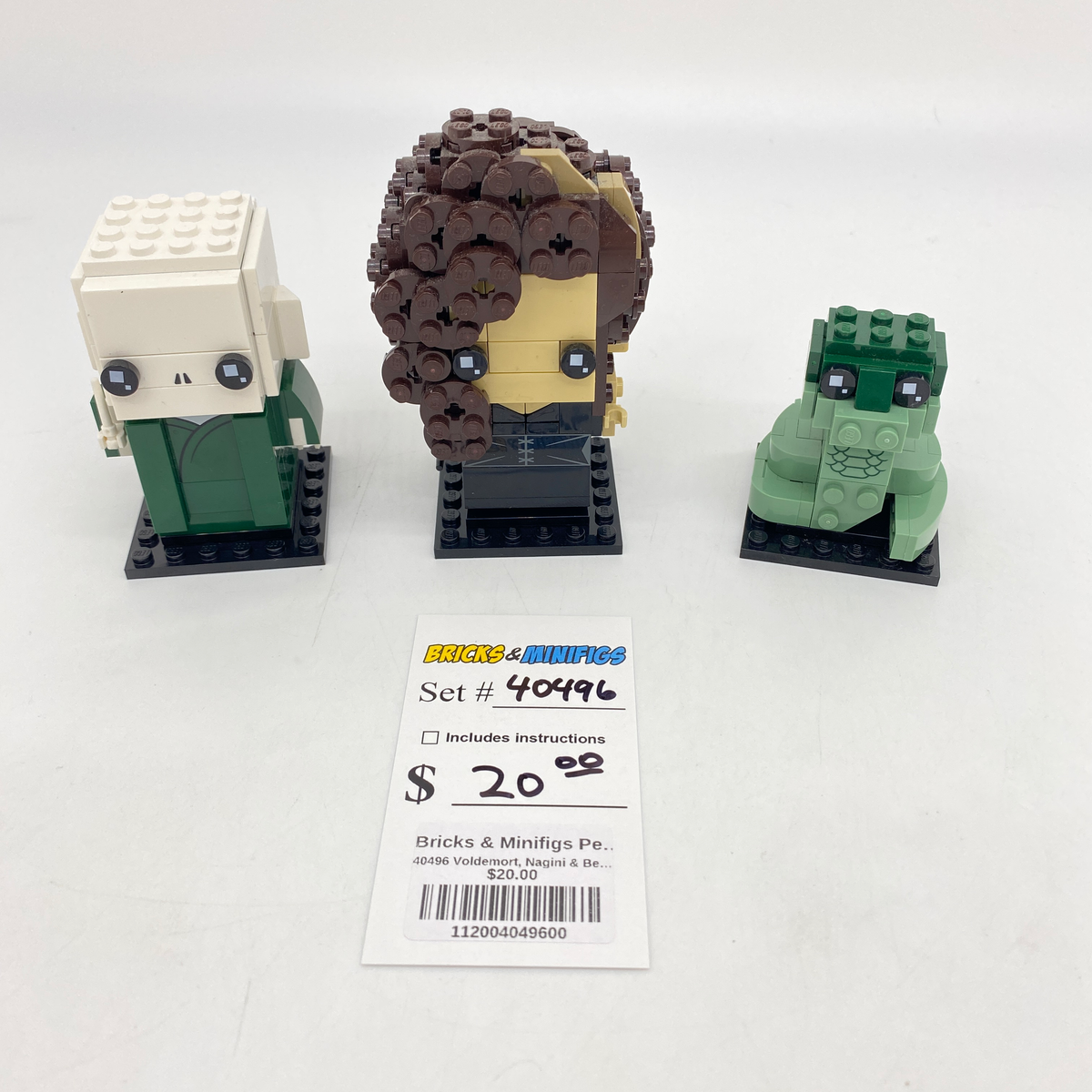 40496 Voldemort, Nagini & Bellatrix (U) product image 1, provided for visual reference and product detail review