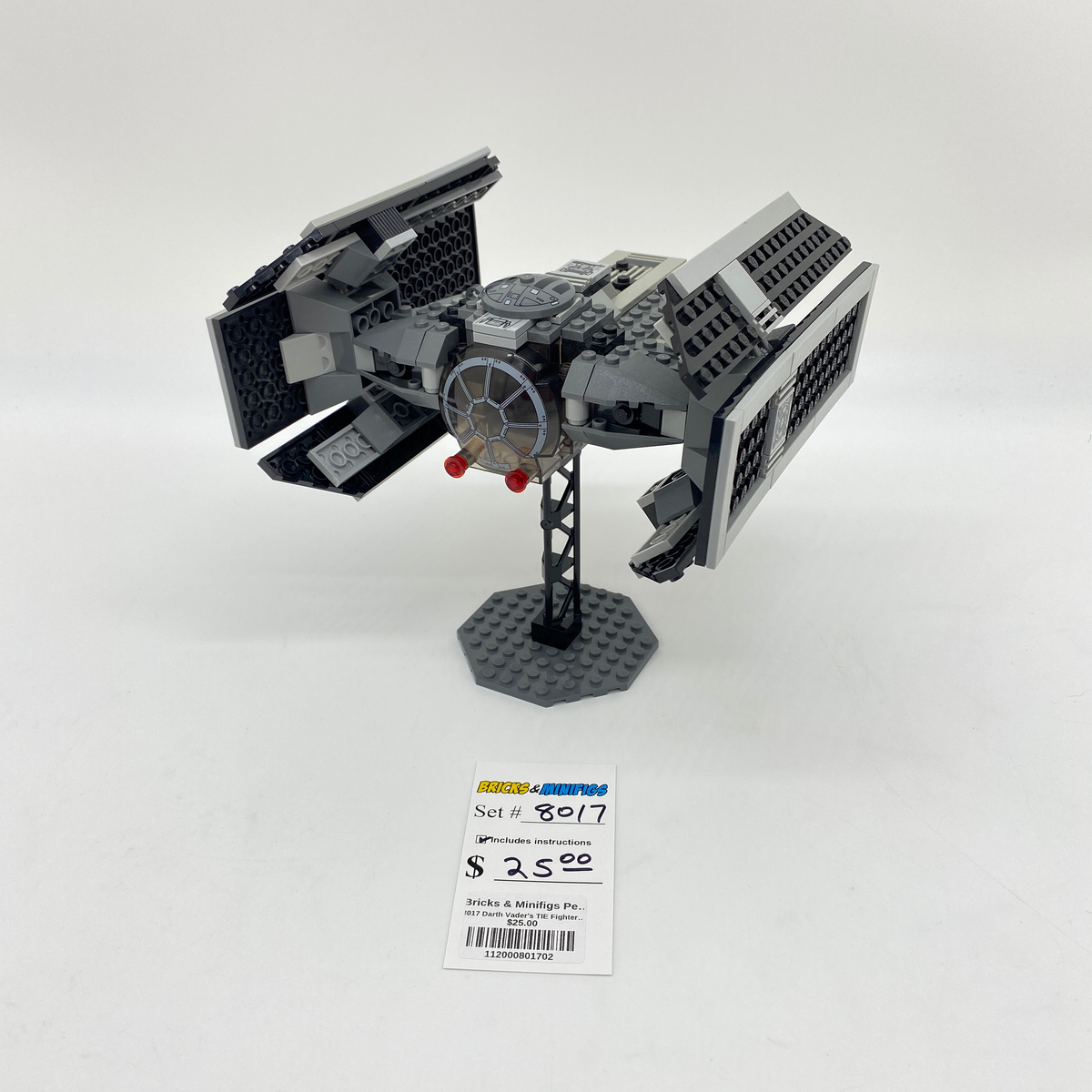 8017 Darth Vader's TIE Fighter (U2) product image 1, provided for visual reference and product detail review