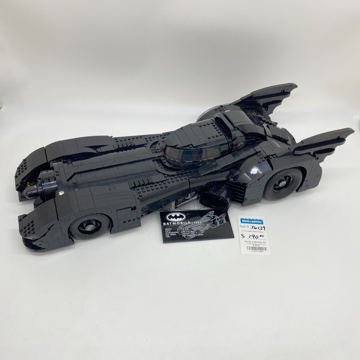 76139 1989 Batmobile (U2) product image 1, provided for visual reference and product detail review