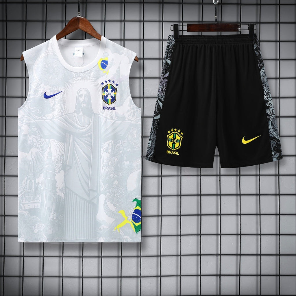 Brazil Vest Set Training Tracksuits 25/26 Football Kit product image 1