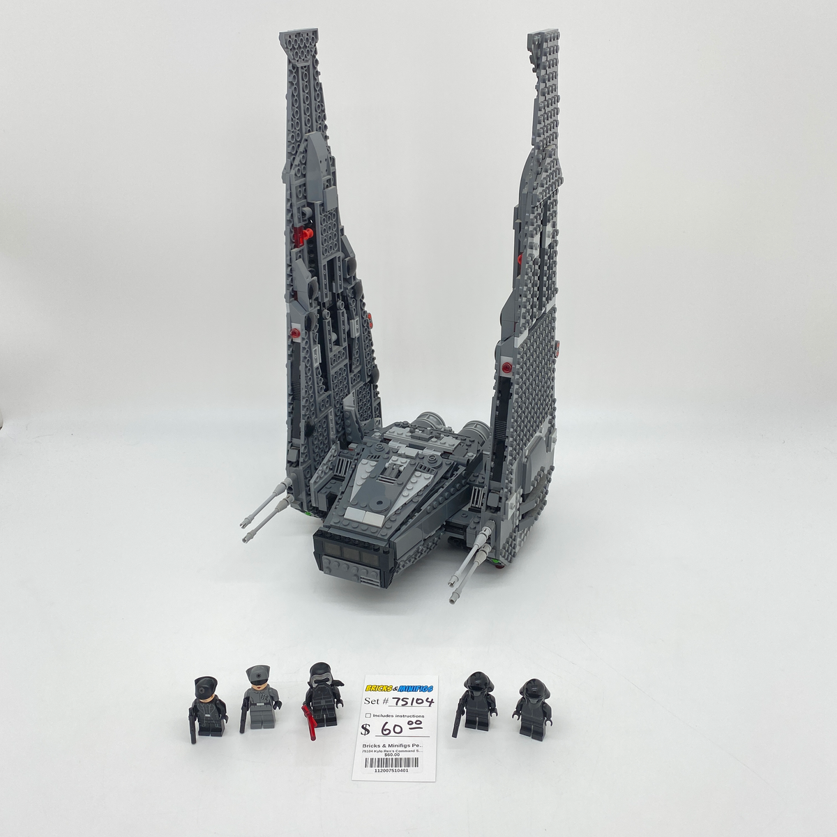 75104 Kylo Ren's Command Shuttle (U1) product image 1, provided for visual reference and product detail review
