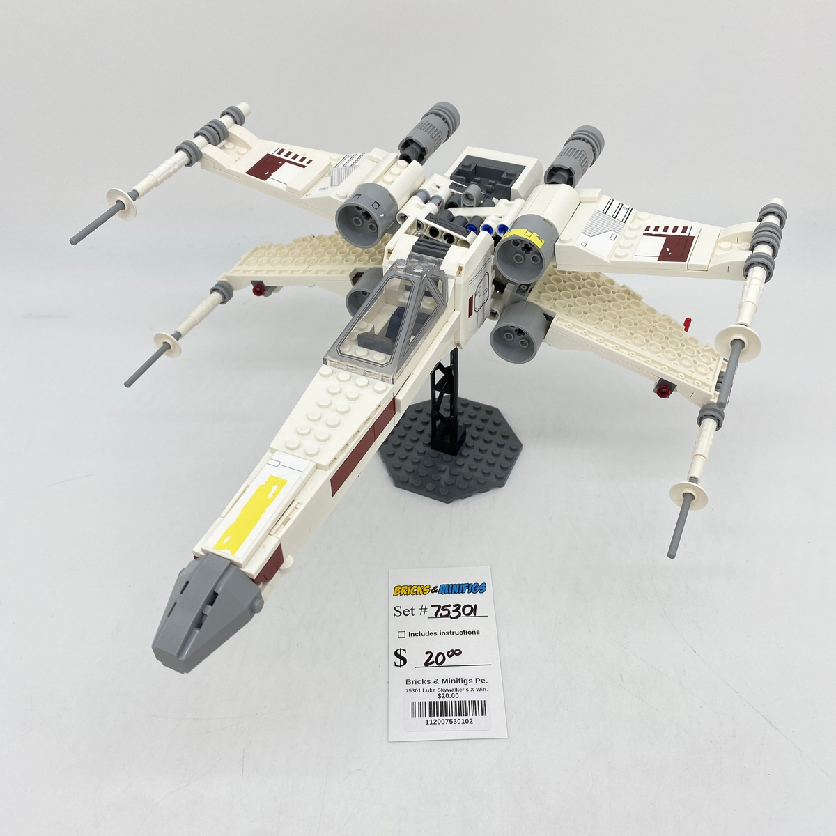 75301 Luke Skywalker's X-Wing Fighter (U2) product image 1, provided for visual reference and product detail review