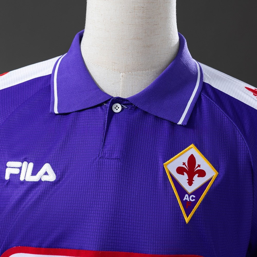 Fiorentina Jersey 1998 Retro Home Football Kit Long Sleeves product image 7