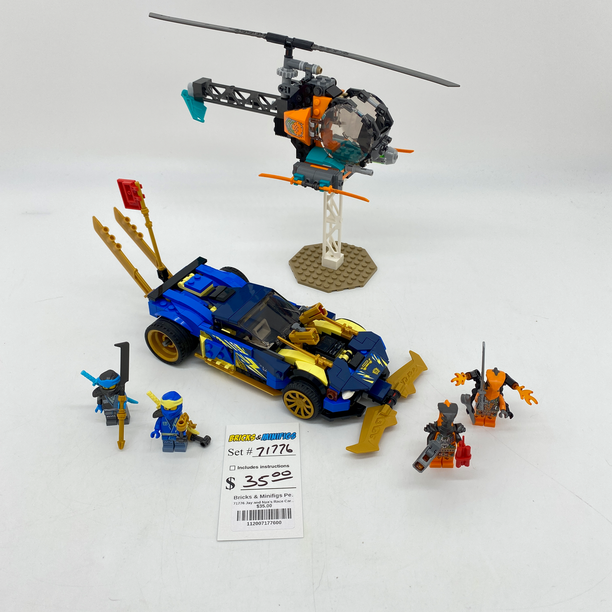 71776 Jay and Nya's Race Car EVO (U) product image 1, provided for visual reference and product detail review