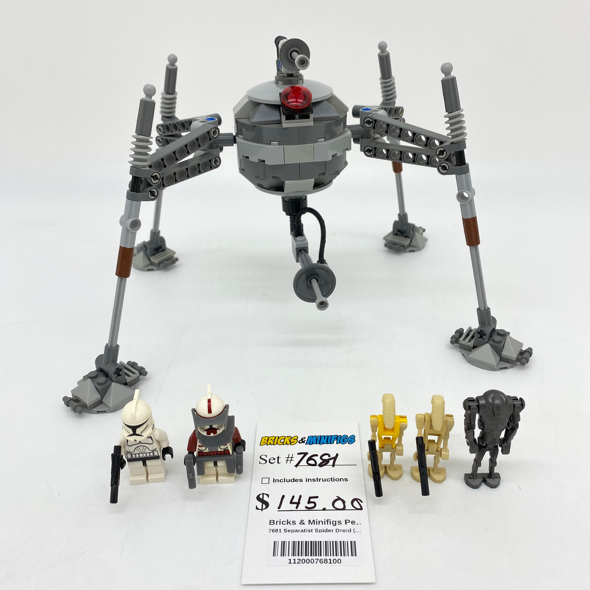 7681 Separatist Spider Droid (U) product image 1, provided for visual reference and product detail review