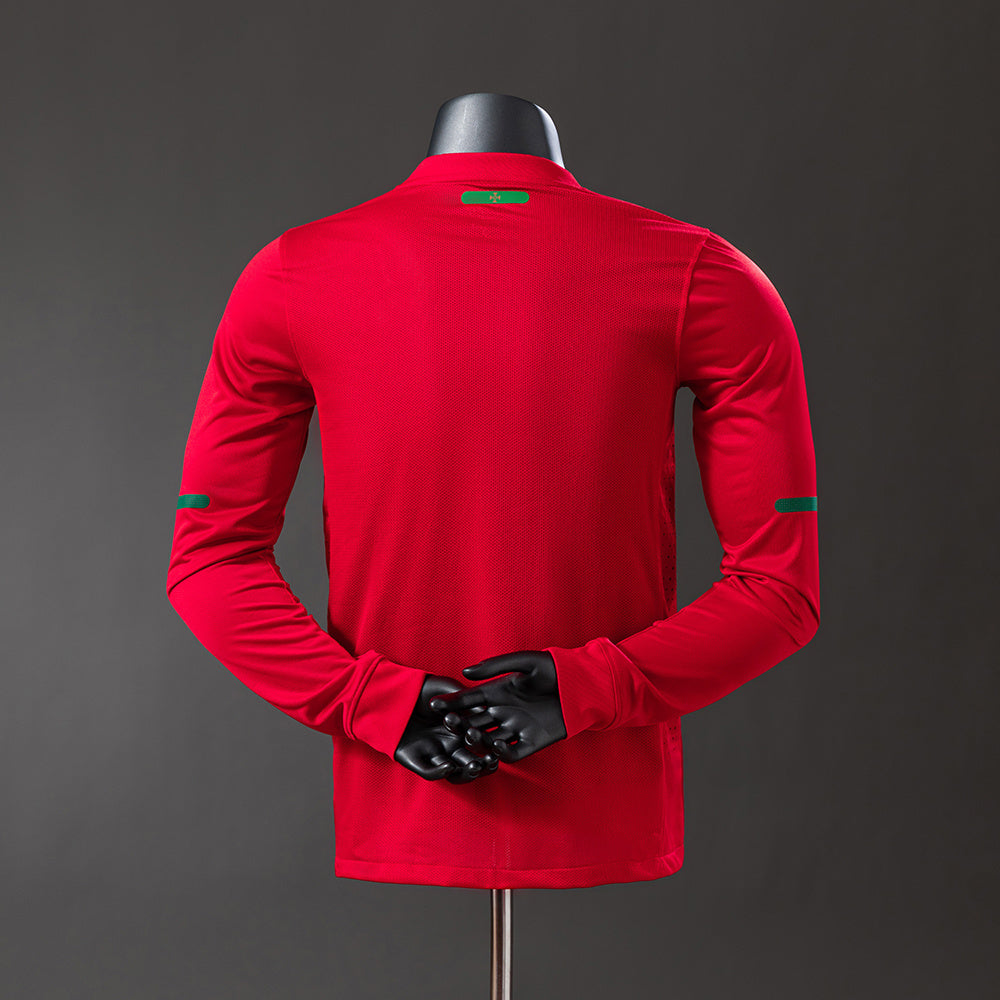 Portugal Jersey 2010 Home Retro Football Kit Long Sleeves product image 2