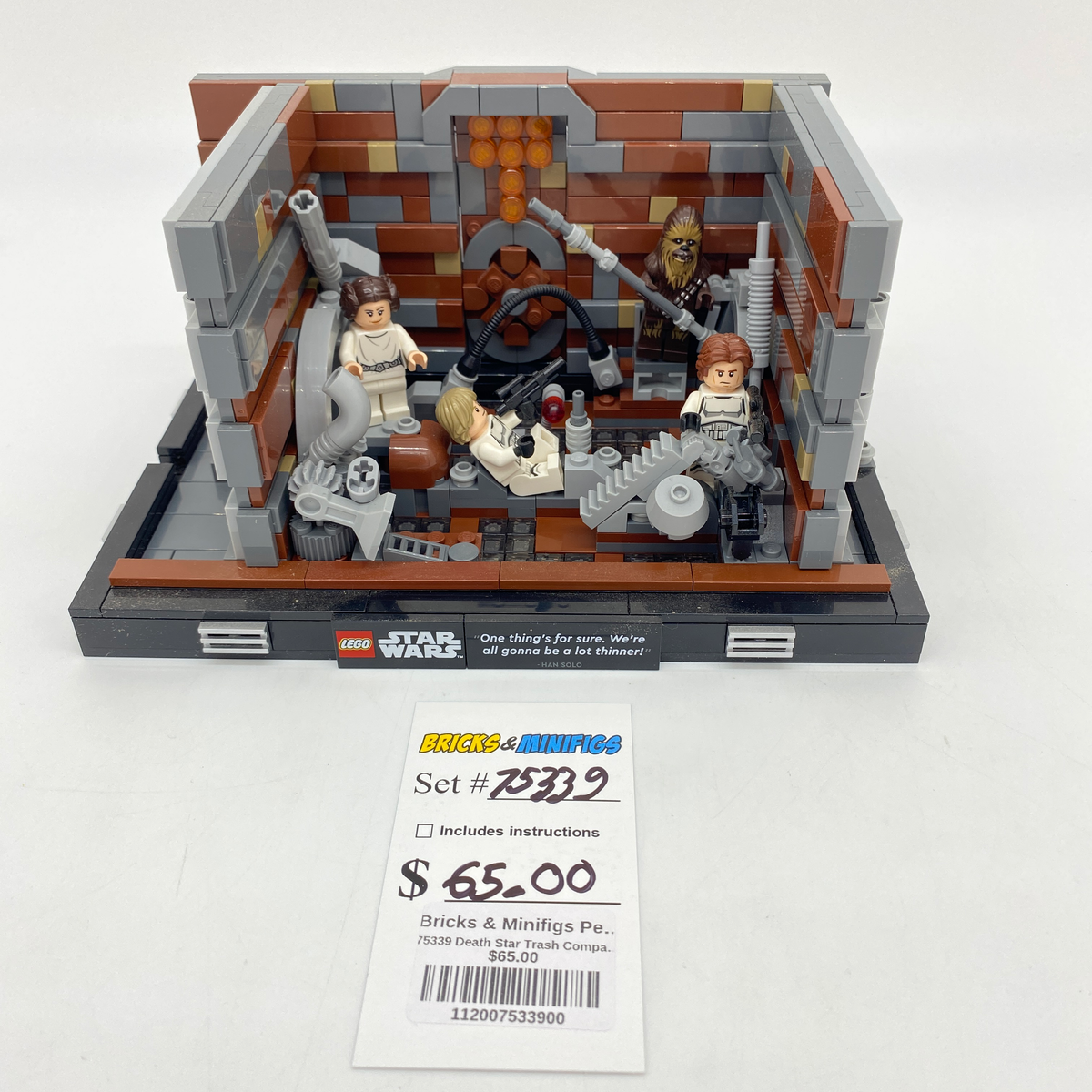 75339 Death Star Trash Compactor Diorama (U) product image 1, provided for visual reference and product detail review