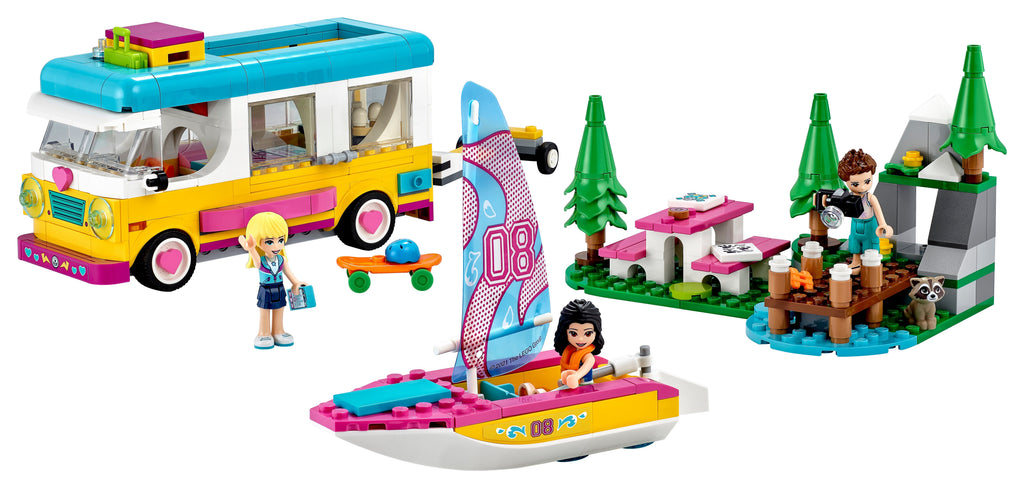 41681 Forest Camper Van and Sailboat product image 3, provided for visual reference and product detail review