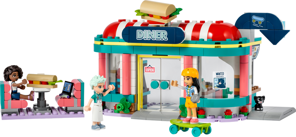 41728 Heartlake Downtown Diner product image 3, provided for visual reference and product detail review