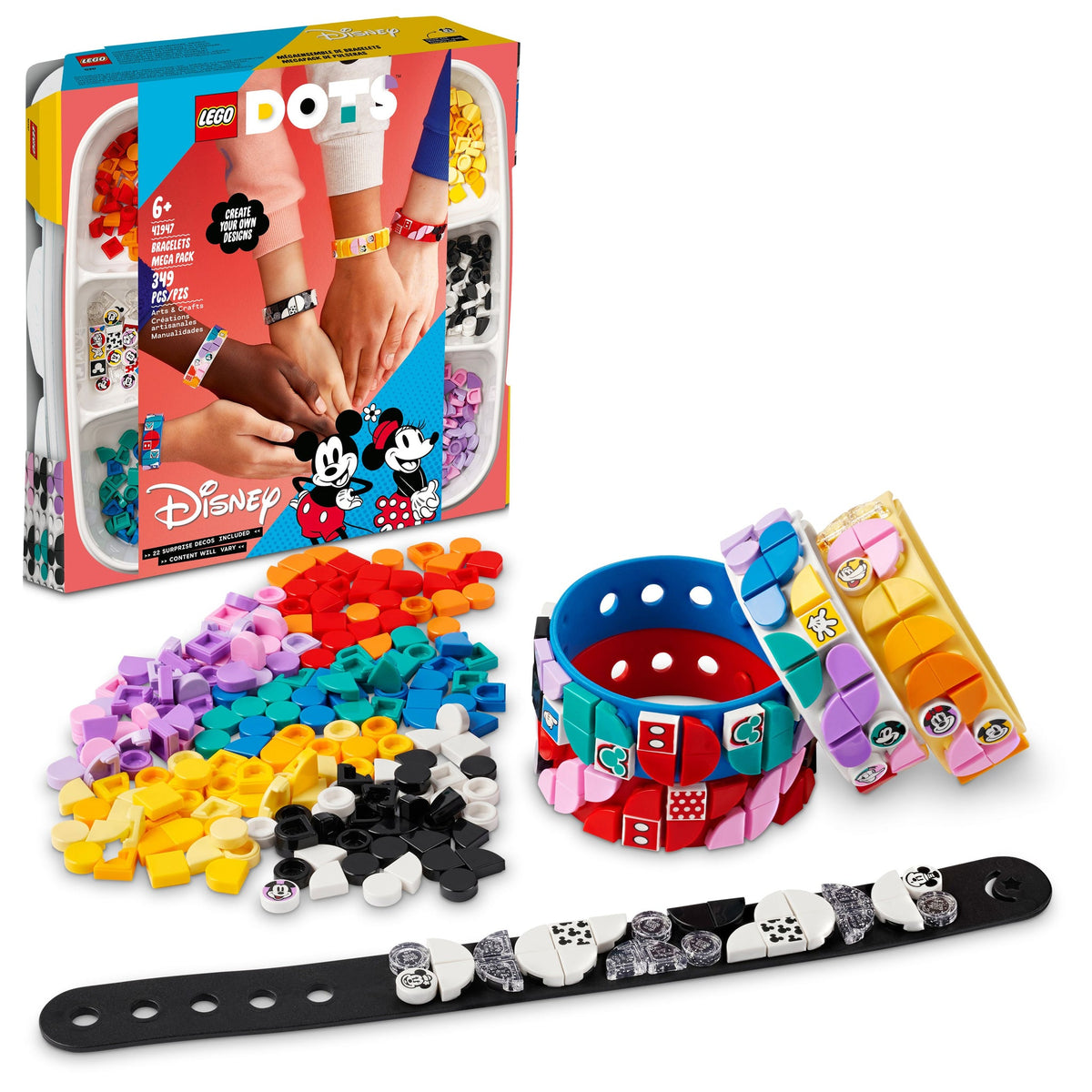 41947 Mickey & Friends Bracelets Mega Pack product image 1, provided for visual reference and product detail review