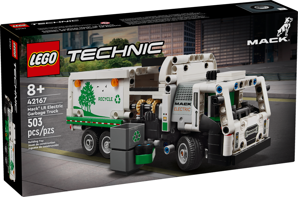 42167 Mack LR Electric Garbage Truck product image 2, provided for visual reference and product detail review
