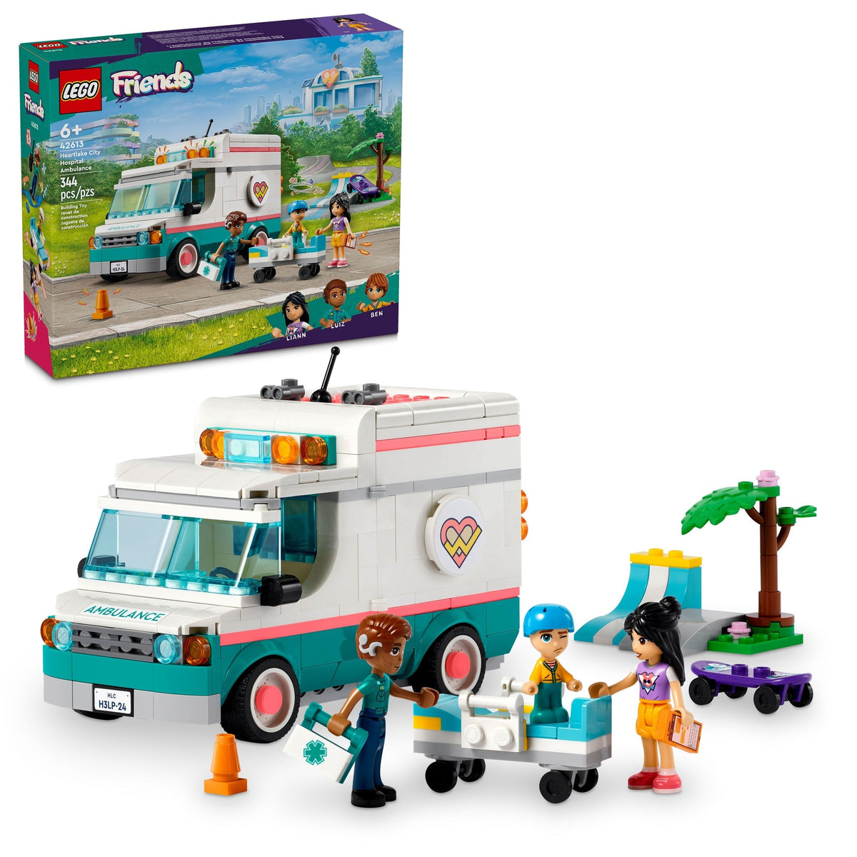 42613 Heartlake City Hospital Ambulance product image 1, provided for visual reference and product detail review