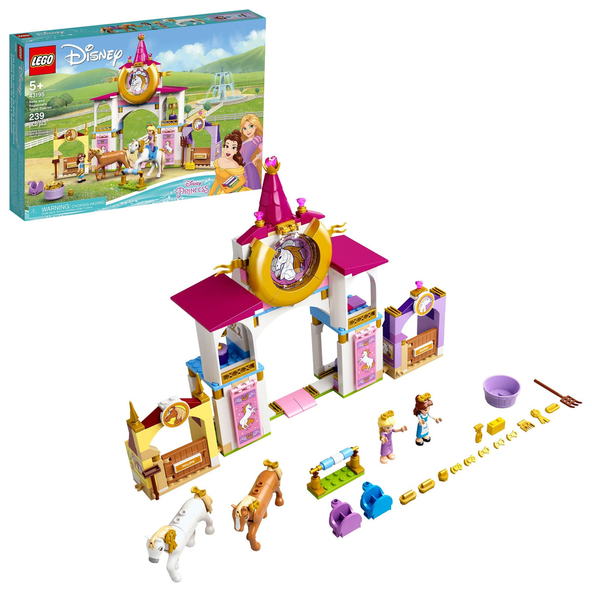 43195 Belle and Rapunzel's Royal Stables product image 1, provided for visual reference and product detail review