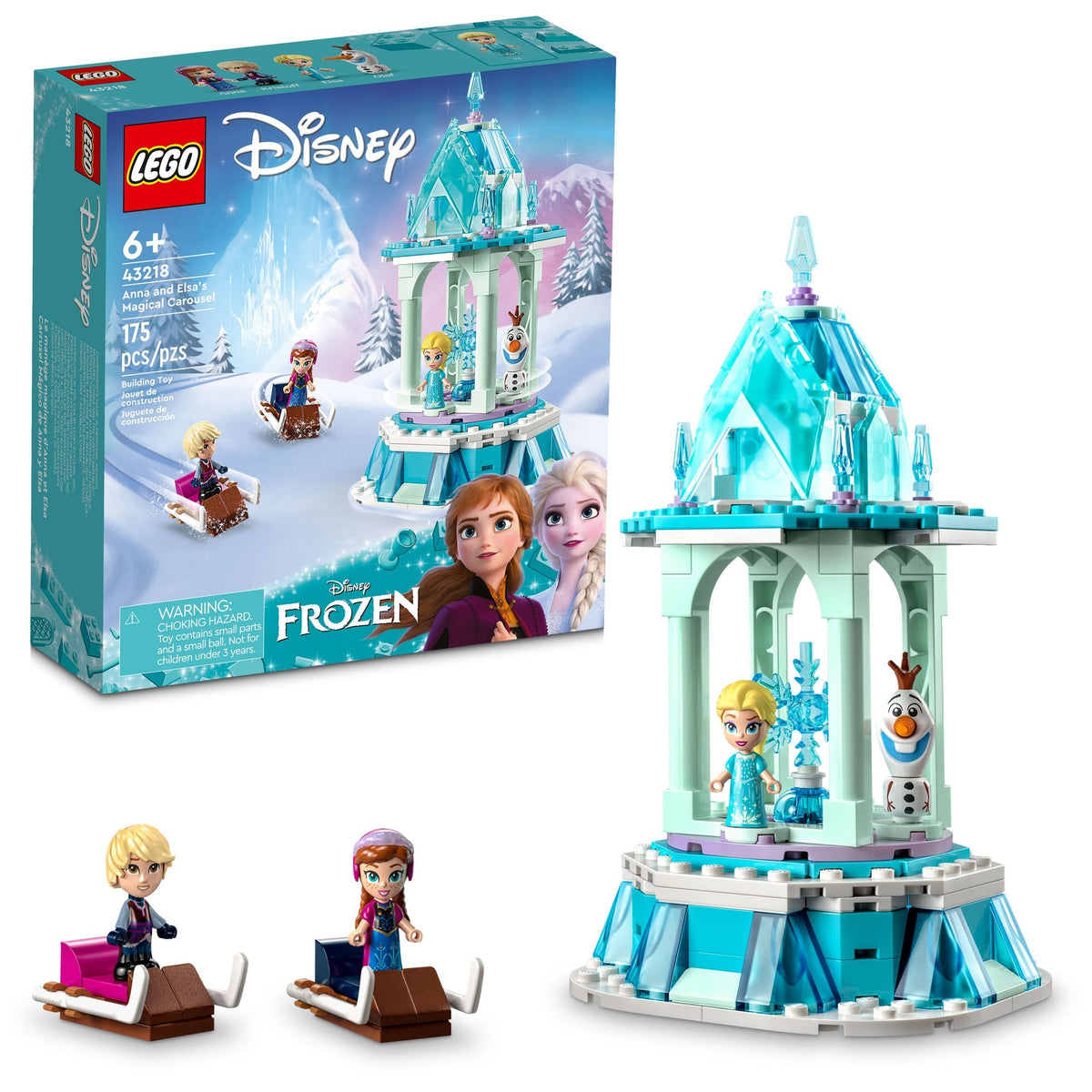 43218 Anna and Elsa's Magical Carousel* product image 1, provided for visual reference and product detail review