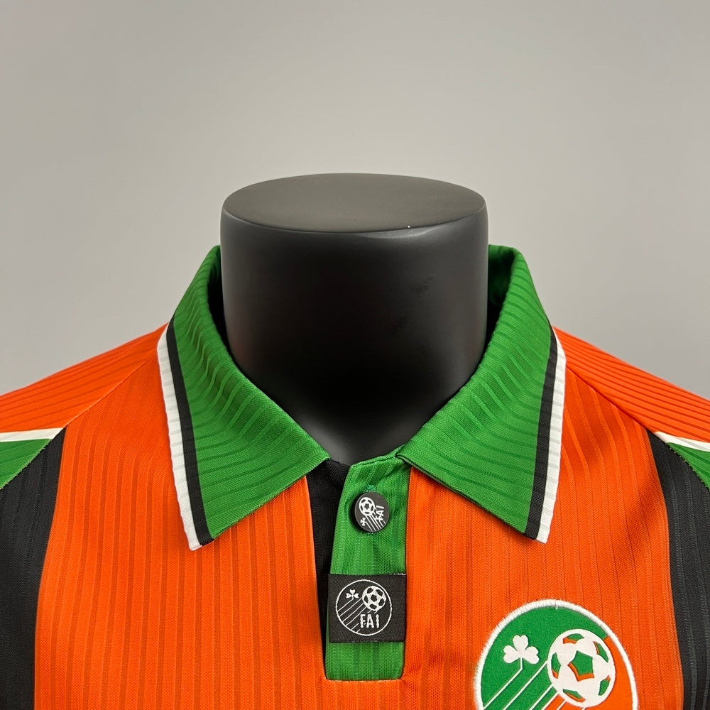 Retro Ireland Jersey 1997 Orange Football Kit Soccer product image 2