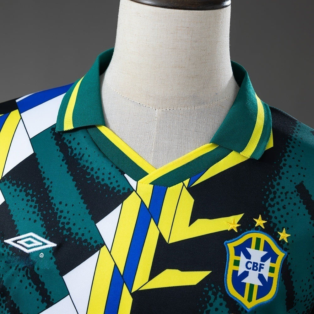 Brazil Goalkeeper Jersey 1996 Retro Long Sleeves Football product image 6