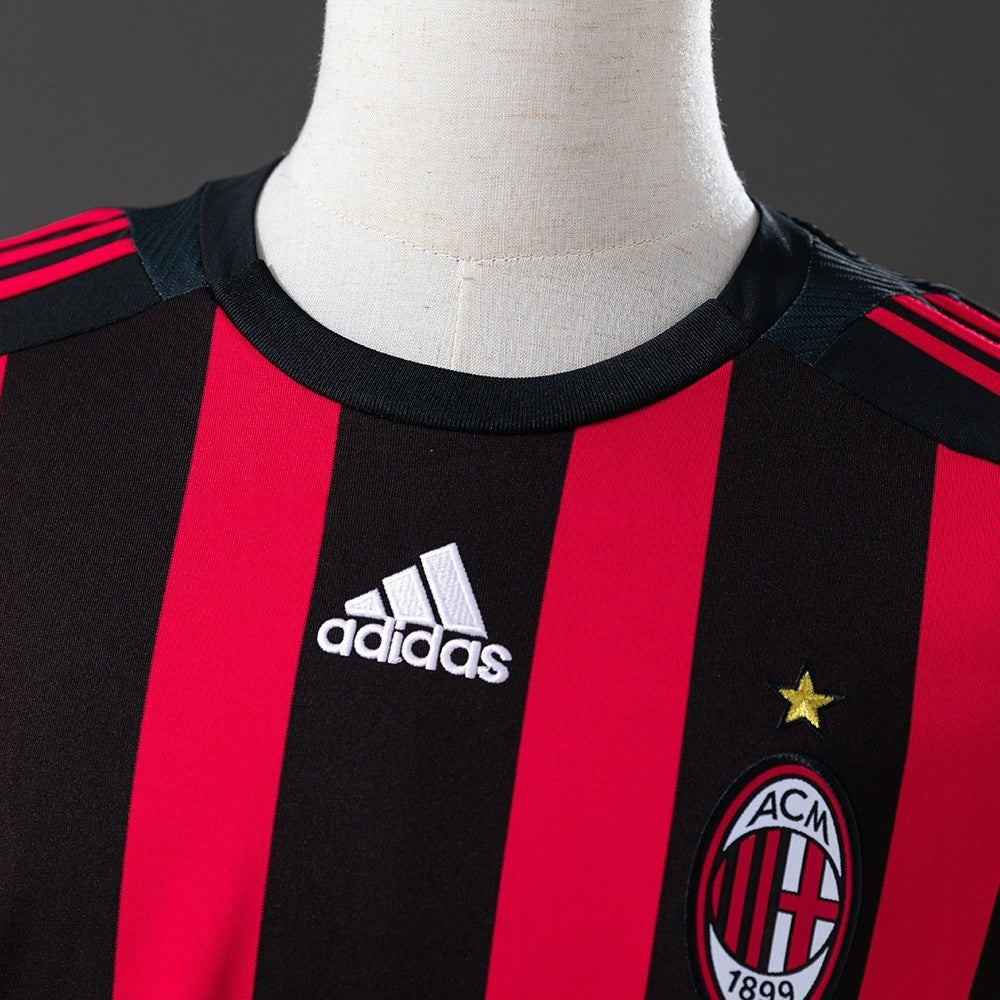 AC Milan Jersey 2008-09 Home Retro Football Kit Long Sleeves product image 7