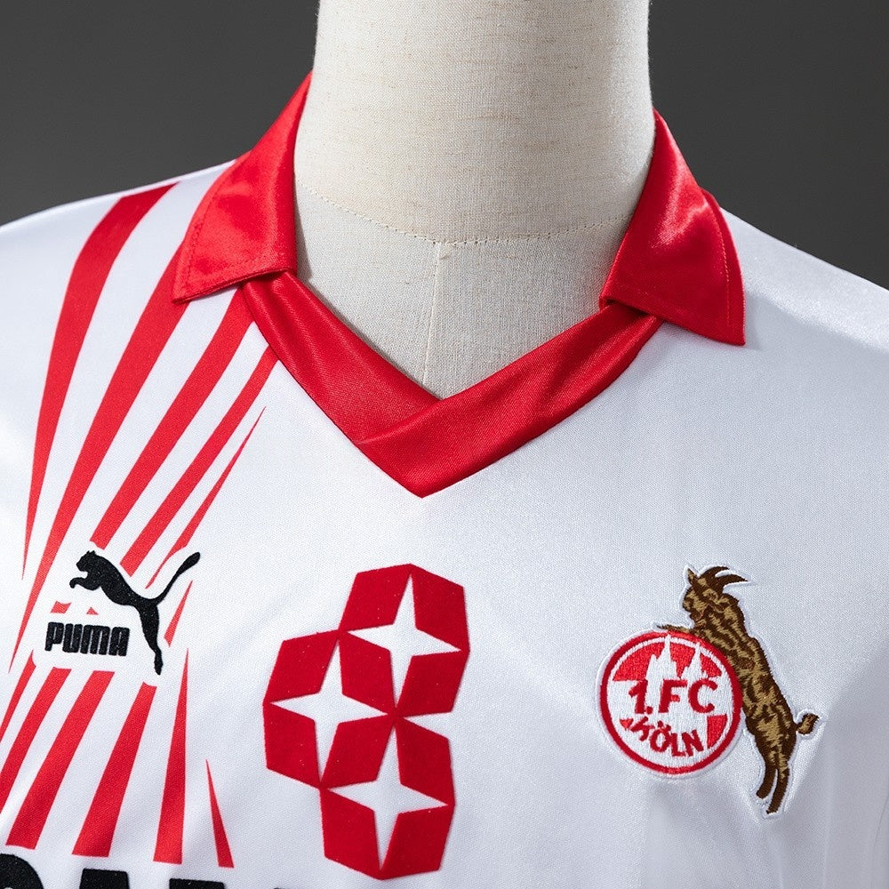 1. FC Köln Jersey 1990-91 Home Retro Football Kit product image 7