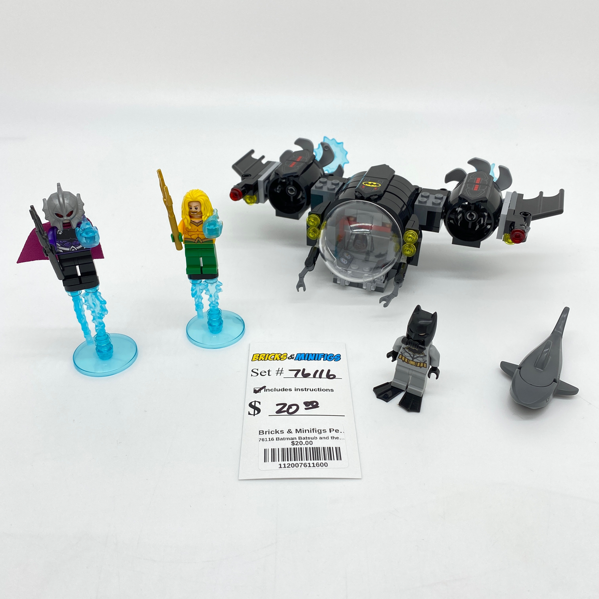 76116 Batman Batsub and the Underwater Clash (U) product image 1, provided for visual reference and product detail review