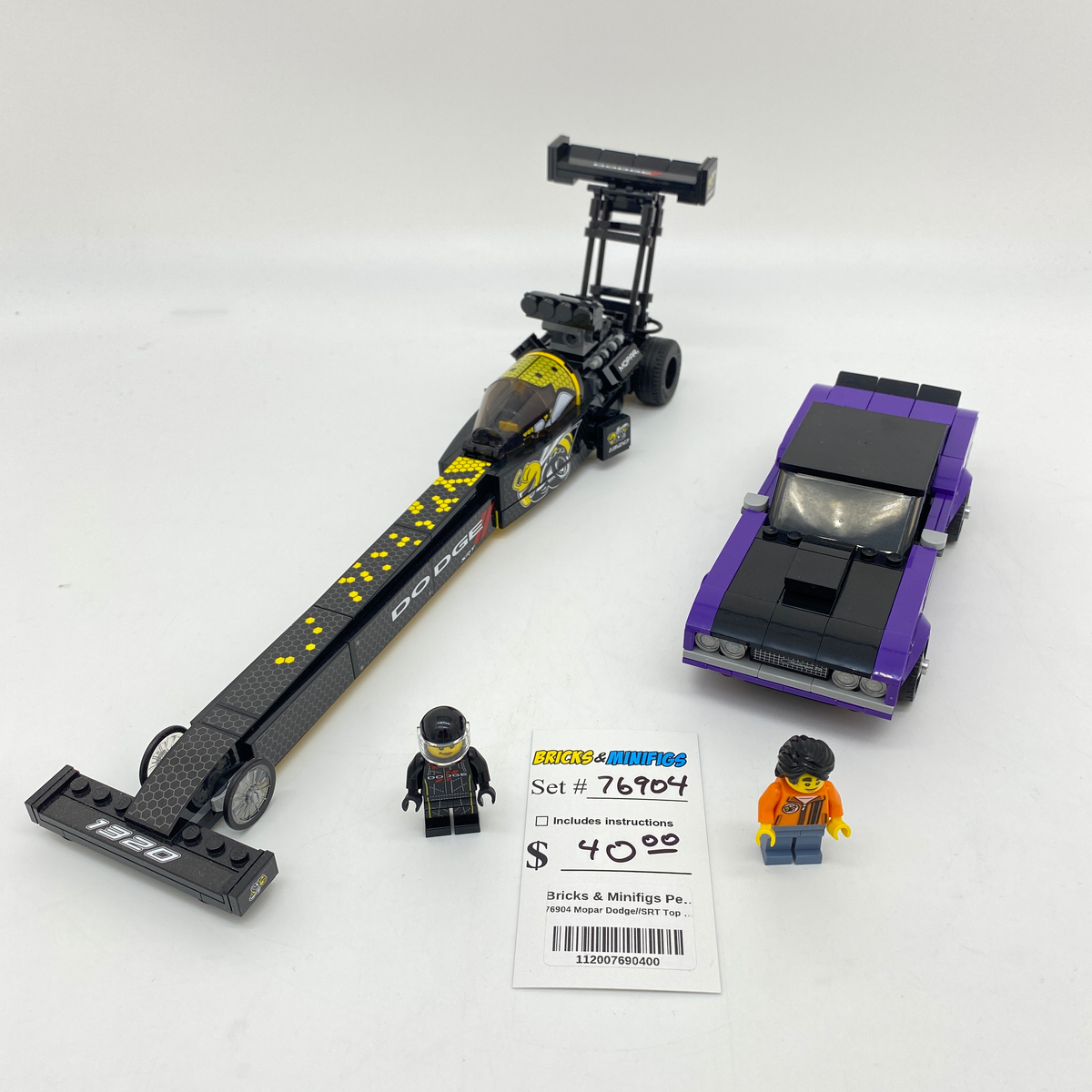 76904 Mopar Dodge//SRT Top Fuel Dragster and 1970 Dodge Challenger T/A (U) product image 1, provided for visual reference