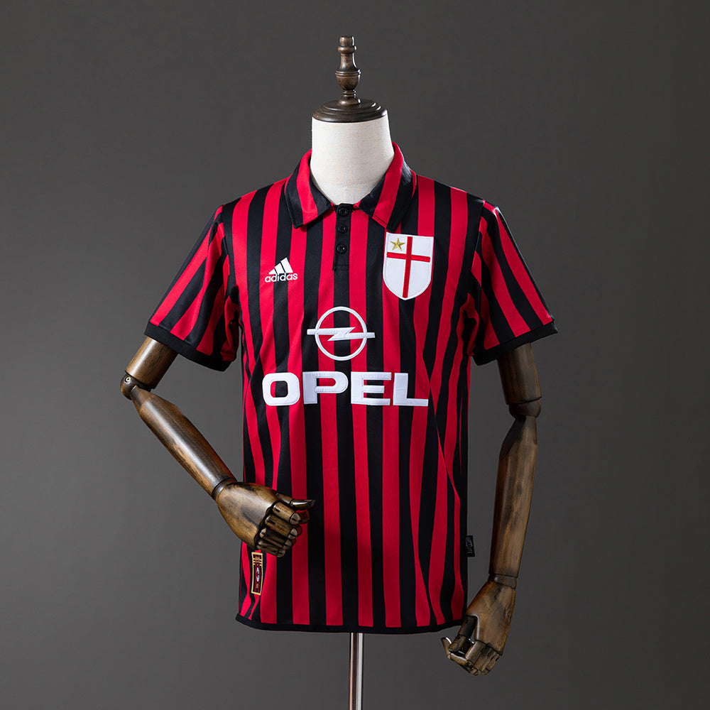 AC Milan Jersey 1999-00 Home Retro Football Kit product image 1