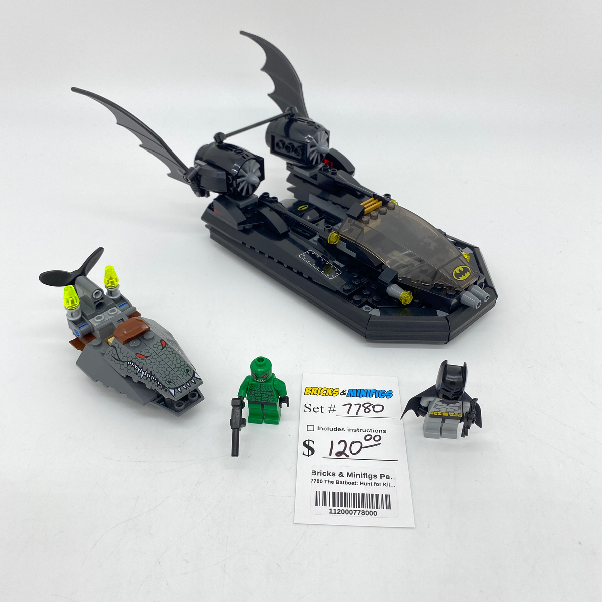 7780 The Batboat: Hunt for Killer Croc (U) product image 1, provided for visual reference and product detail review