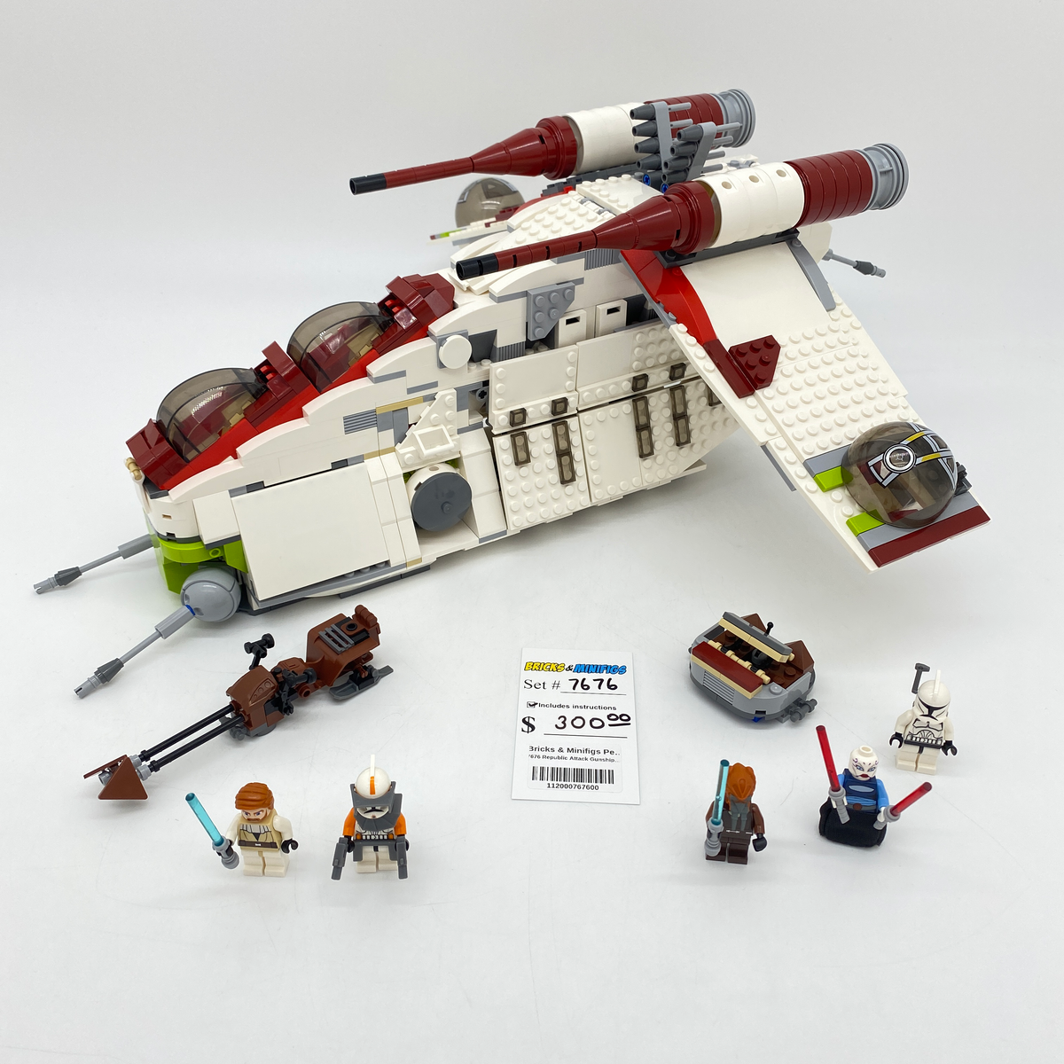 7676 Republic Attack Gunship (U) product image 1, provided for visual reference and product detail review