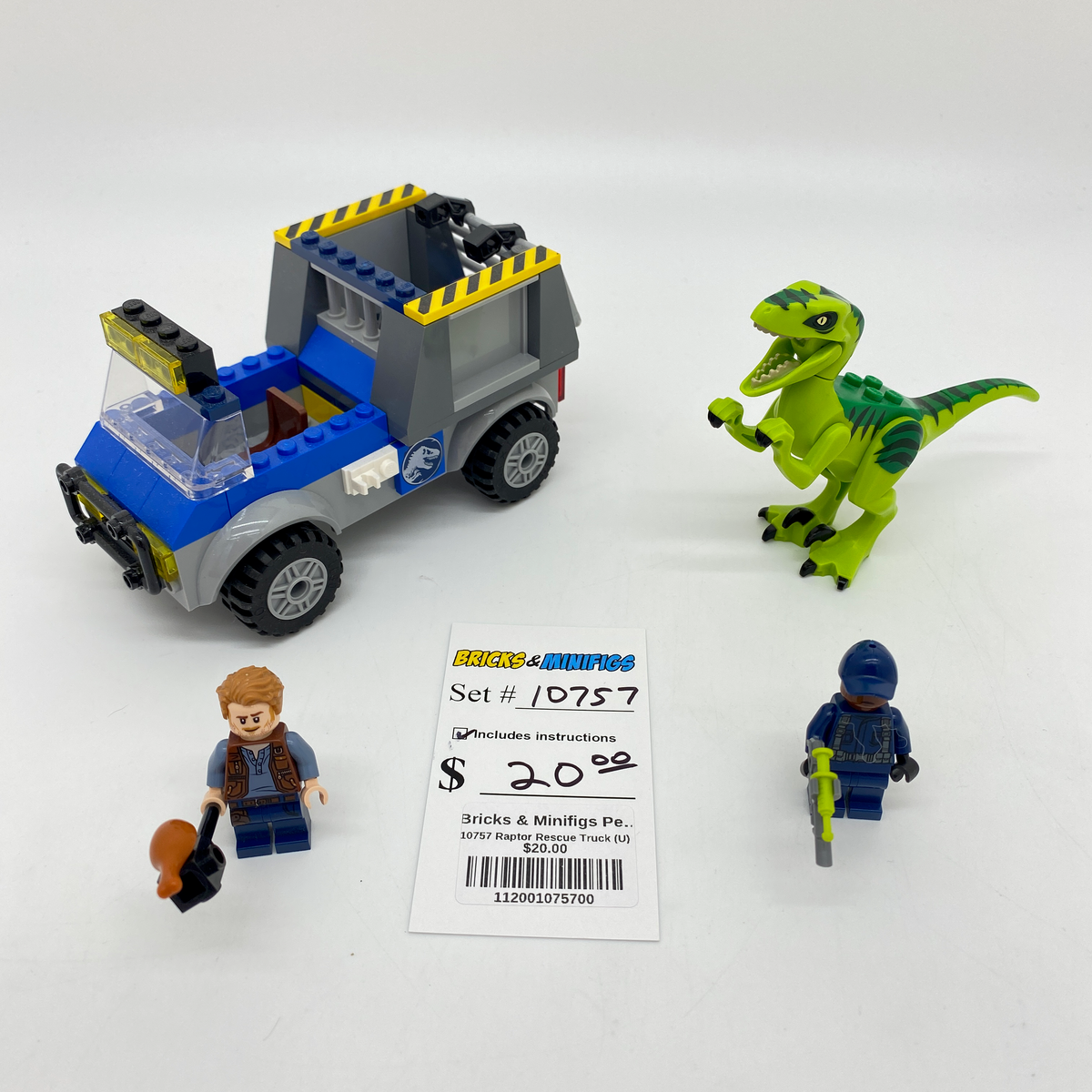 10757 Raptor Rescue Truck (U) product image 1, provided for visual reference and product detail review