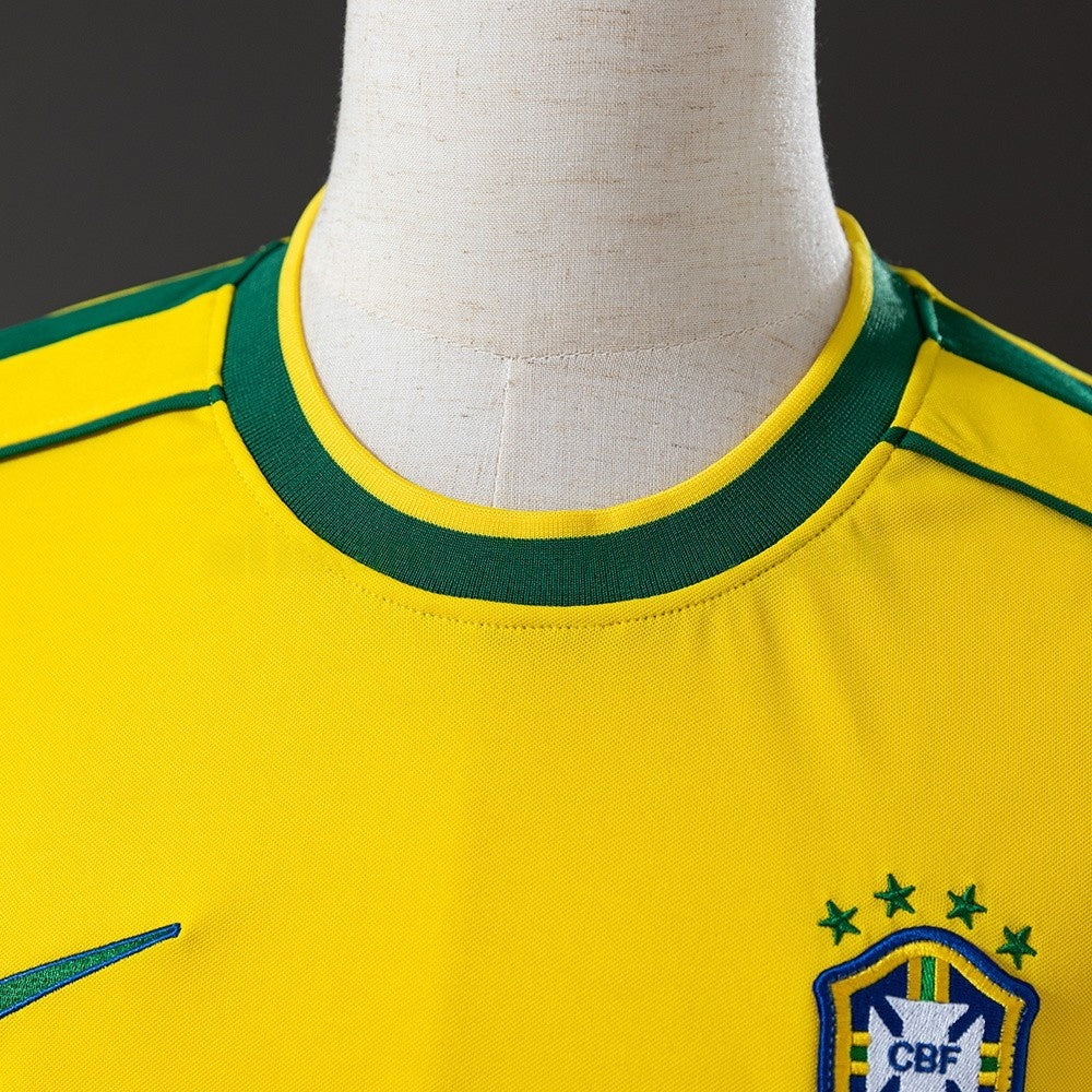 Brazil Jersey 1998 Home Retro Football Kit Long Sleeves product image 7
