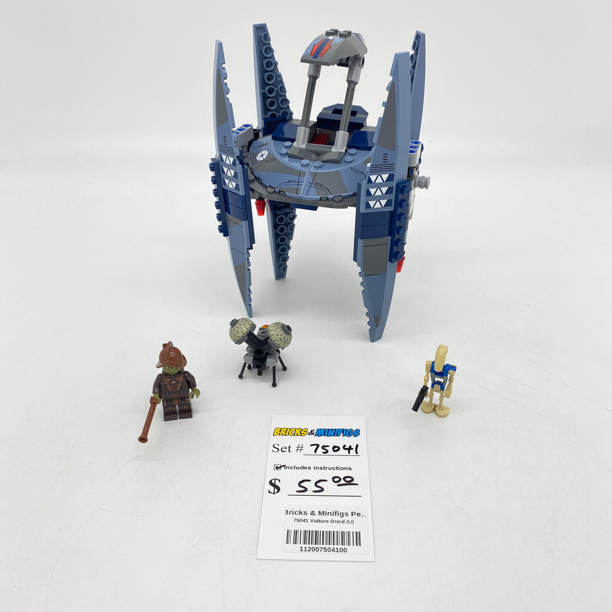 75041 Vulture Droid (U) product image 1, provided for visual reference and product detail review