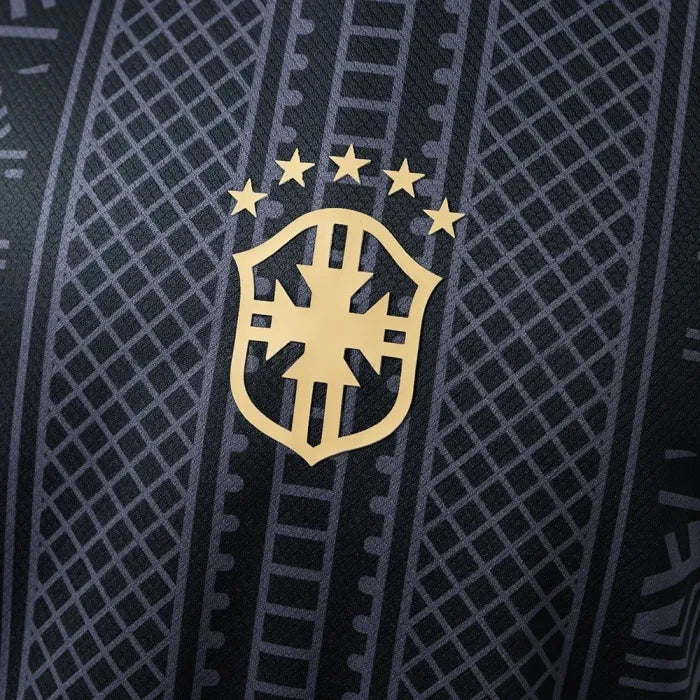 Brazil Black Jersey 2026 Special Football Kit Soccer product image 2