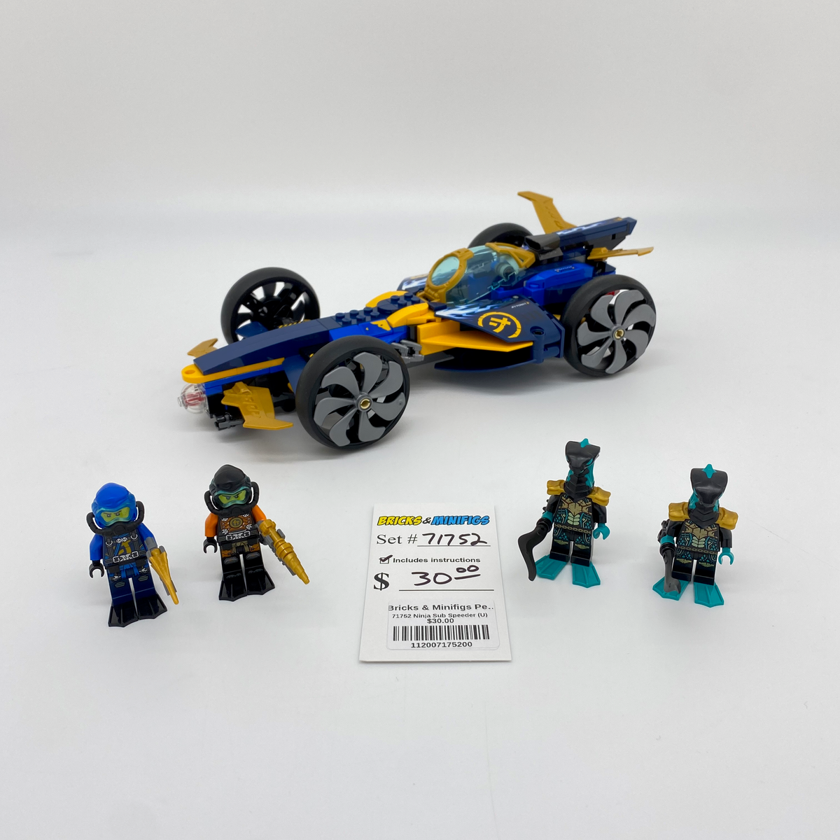 71752 Ninja Sub Speeder (U) product image 1, provided for visual reference and product detail review