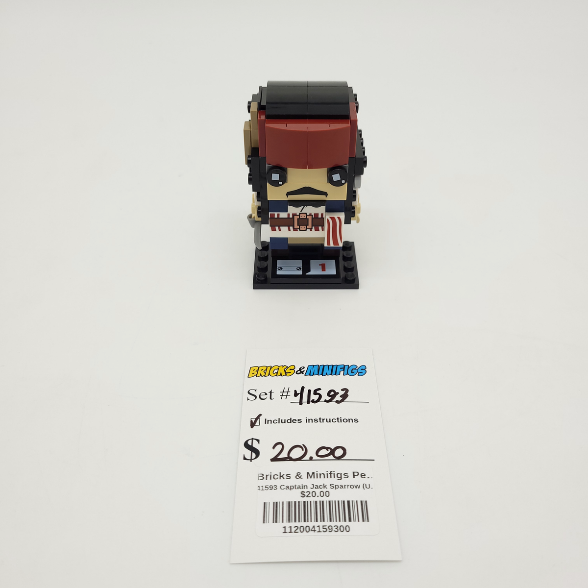 41593 Captain Jack Sparrow (U) product image 1, provided for visual reference and product detail review