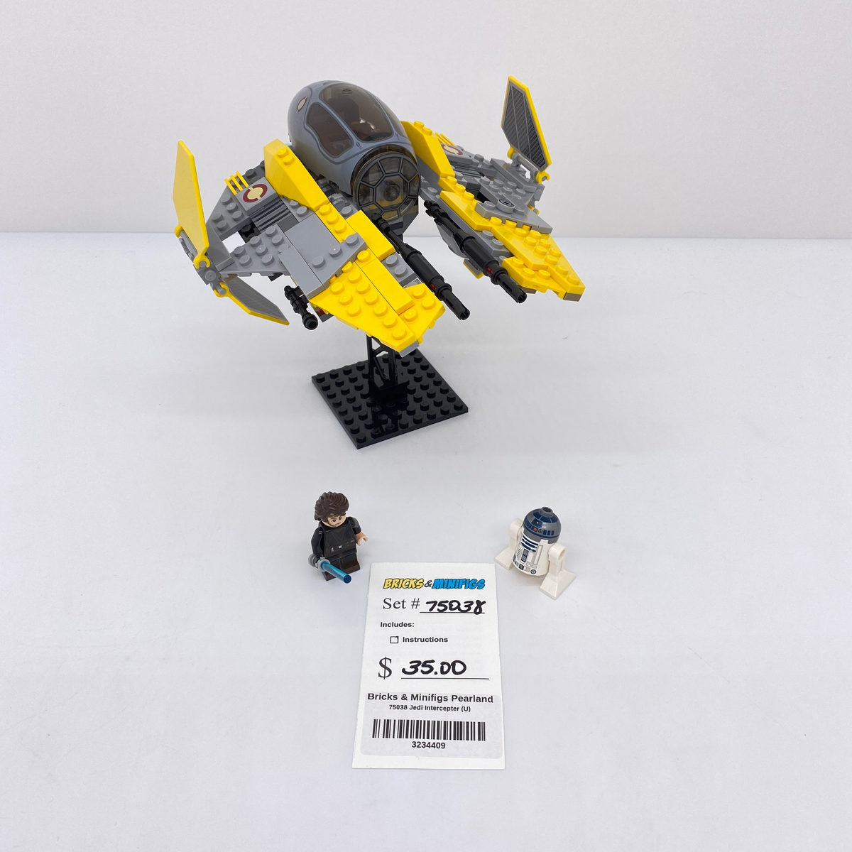 75038 Jedi Interceptor (U) product image 1, provided for visual reference and product detail review