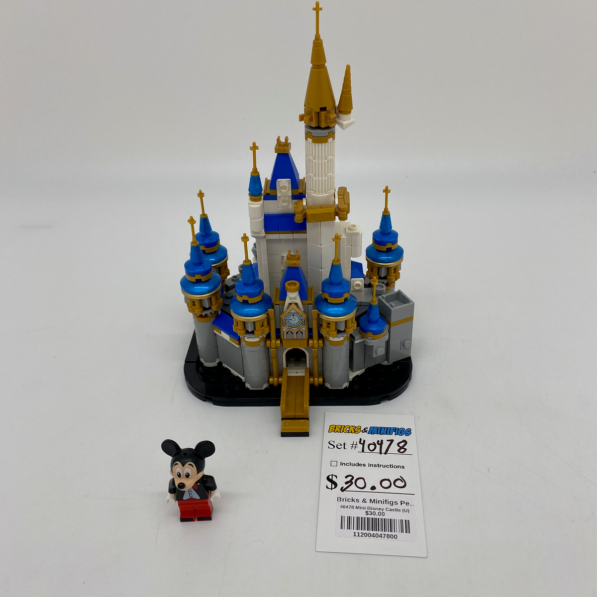 40478 Mini Disney Castle (U) product image 1, provided for visual reference and product detail review