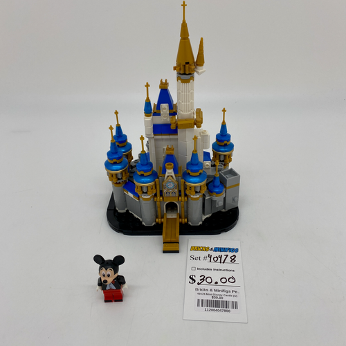 40478 Mini Disney Castle (U) product image 1, provided for visual reference and product detail review