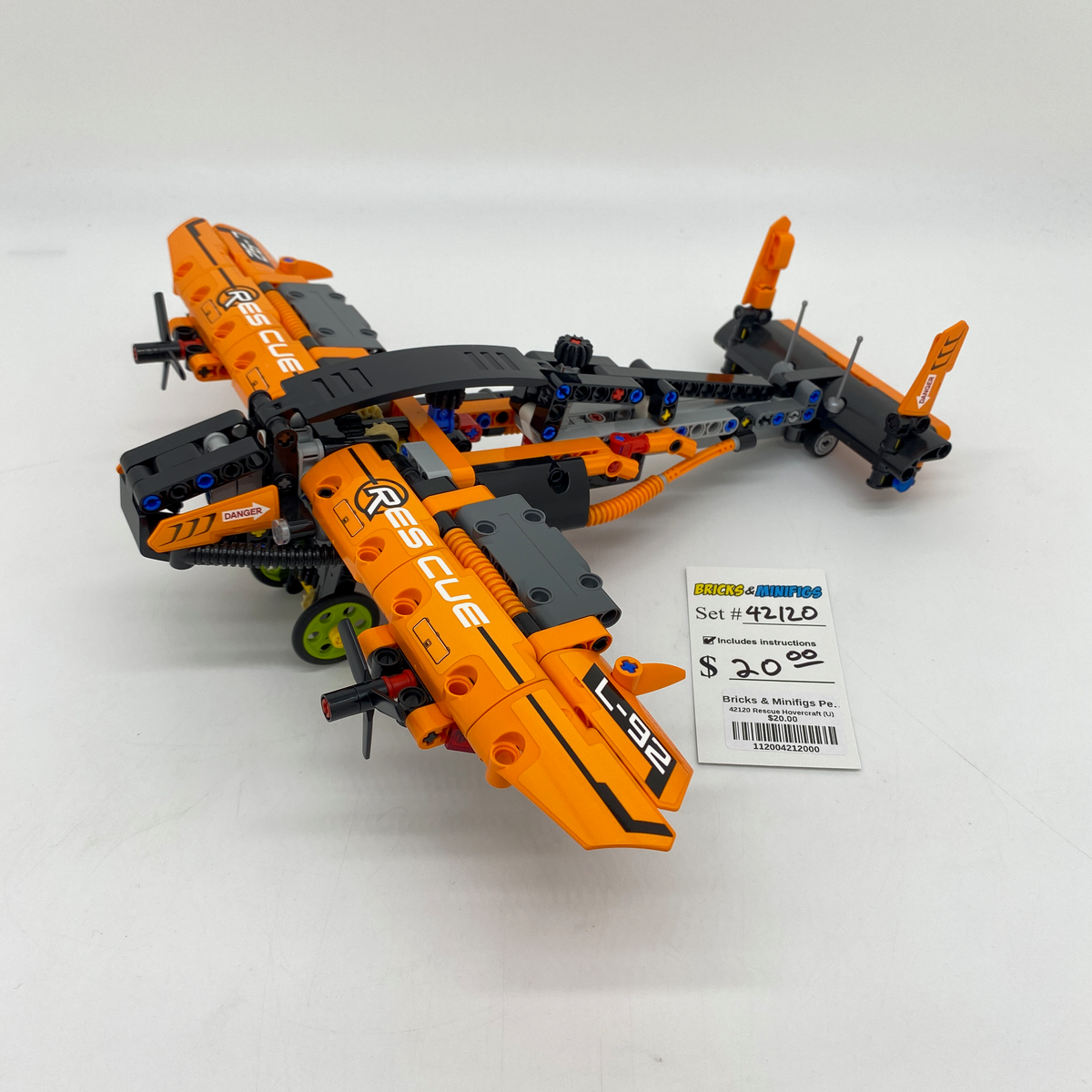 42120 Rescue Hovercraft (U) product image 2, provided for visual reference and product detail review
