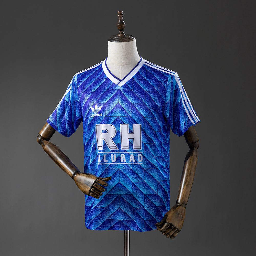 Schalke 04 Jersey 1988-89 Home Retro Football Kit product image 1