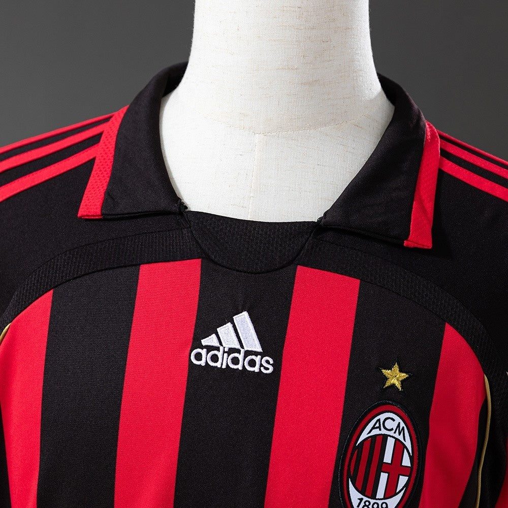 AC Milan Jersey 2006-07 Home Retro Football Kit Long Sleeves product image 6