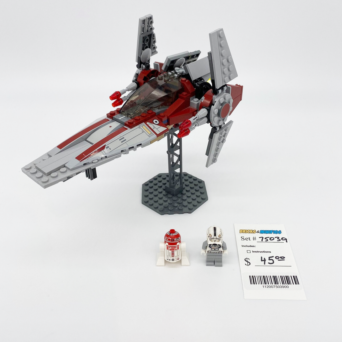 75039 V-Wing Starfighter (U) product image 1, provided for visual reference and product detail review