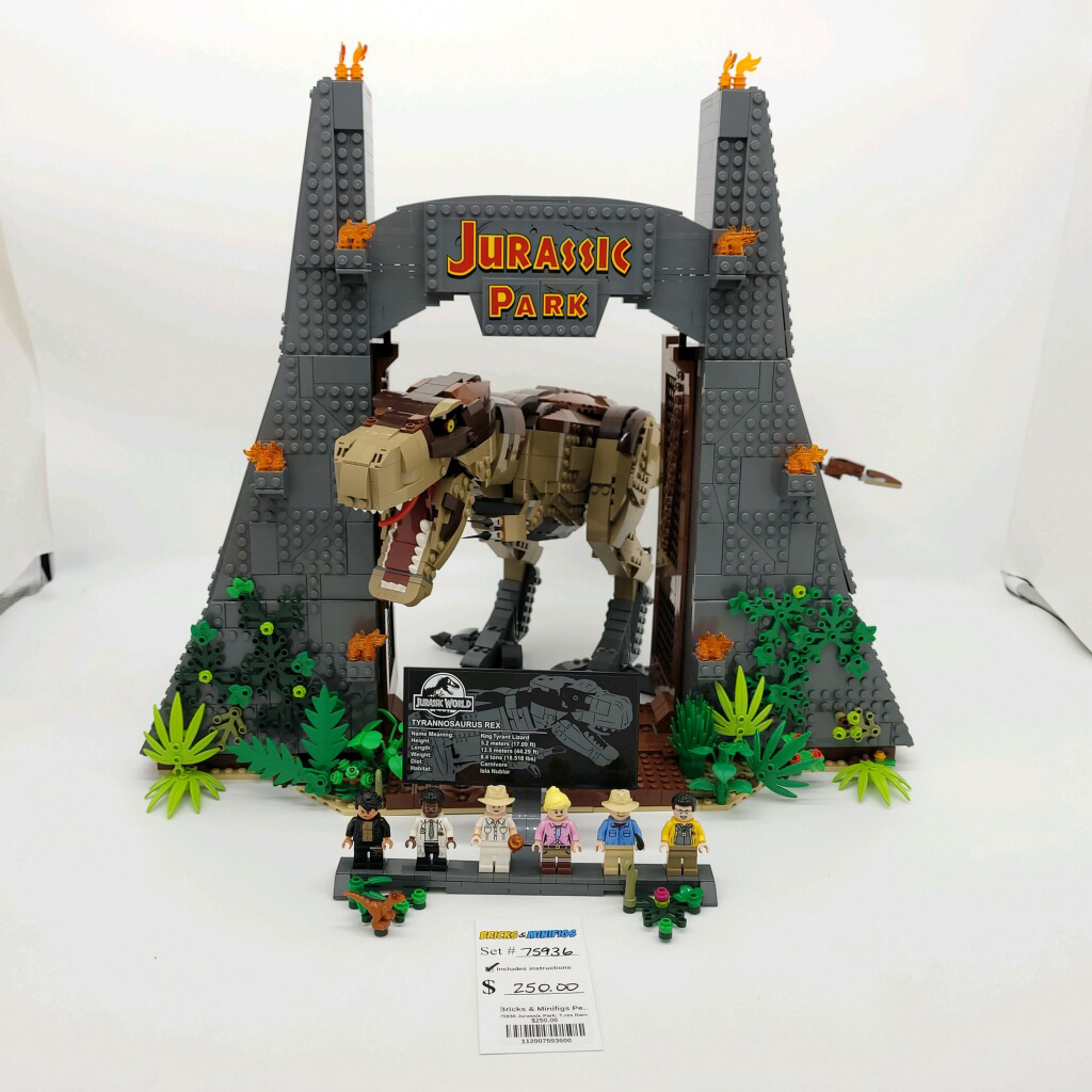 75936 Jurassic Park: T. rex Rampage (U) product image 1, provided for visual reference and product detail review