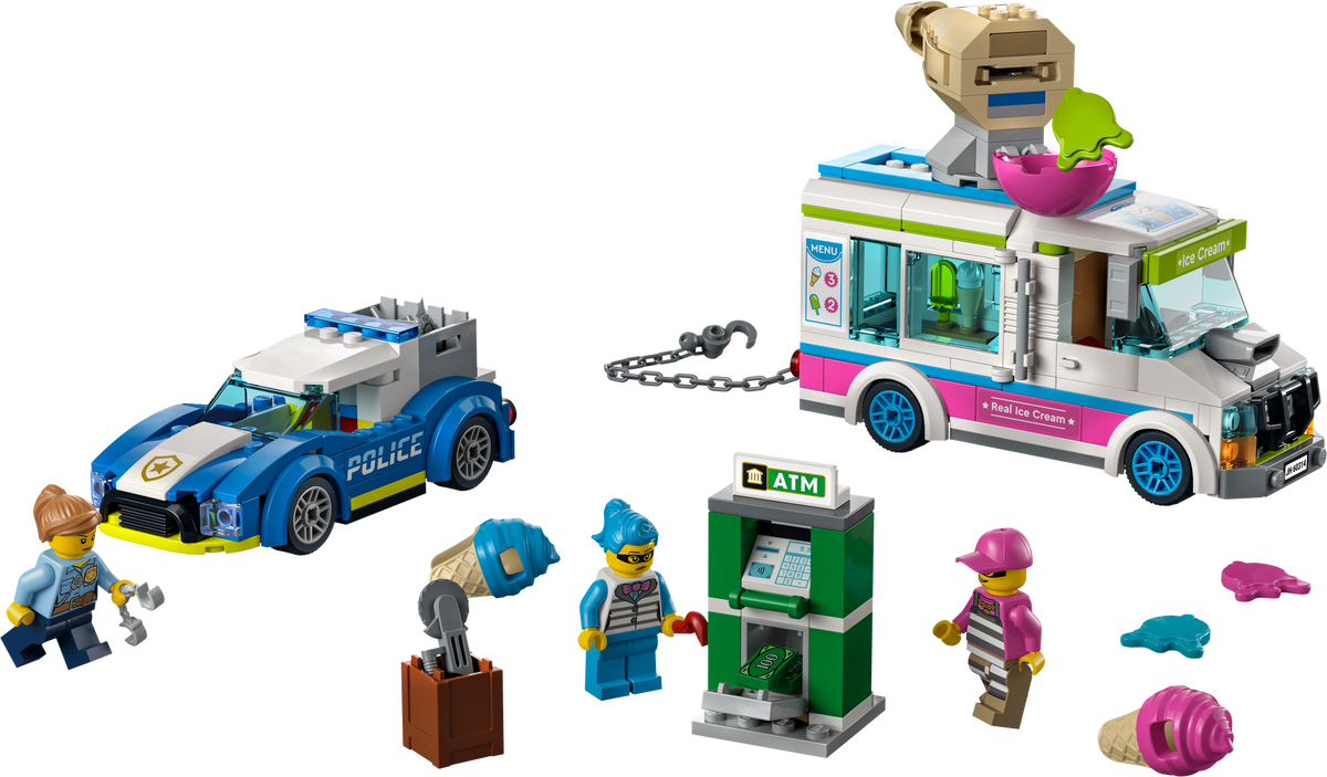 60314 Ice Cream Truck Police Chase product image 3, provided for visual reference and product detail review