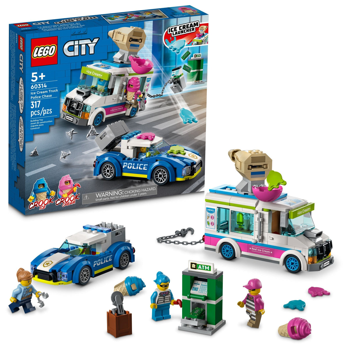 60314 Ice Cream Truck Police Chase product image 1, provided for visual reference and product detail review