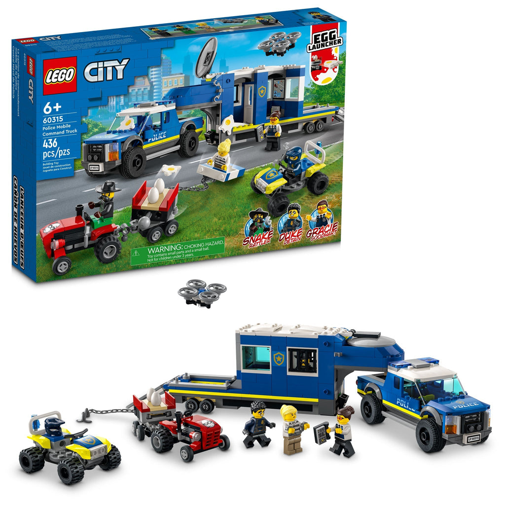 60315 Police Mobile Command Truck product image 1, provided for visual reference and product detail review