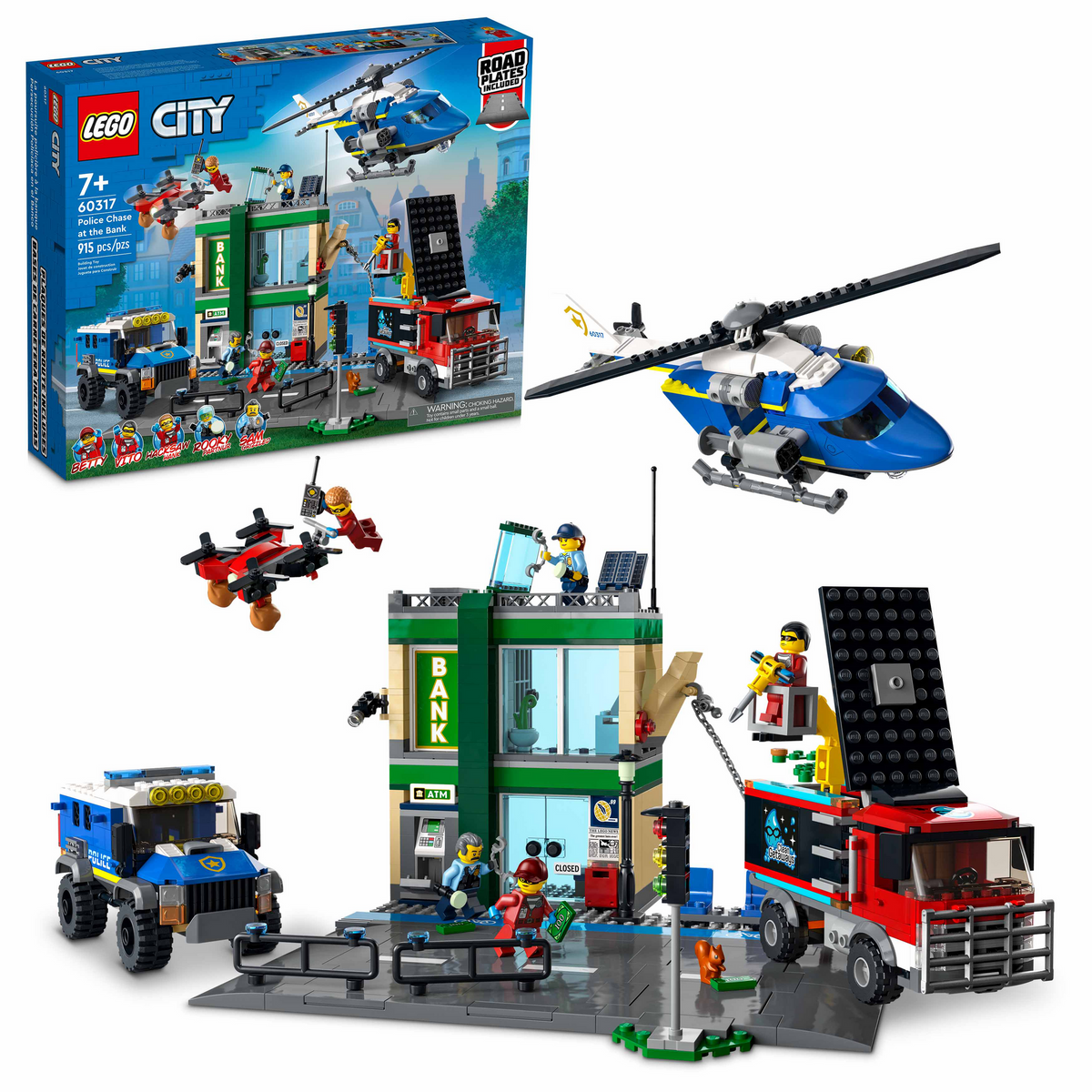 60317 Police Chase at the Bank product image 1, provided for visual reference and product detail review